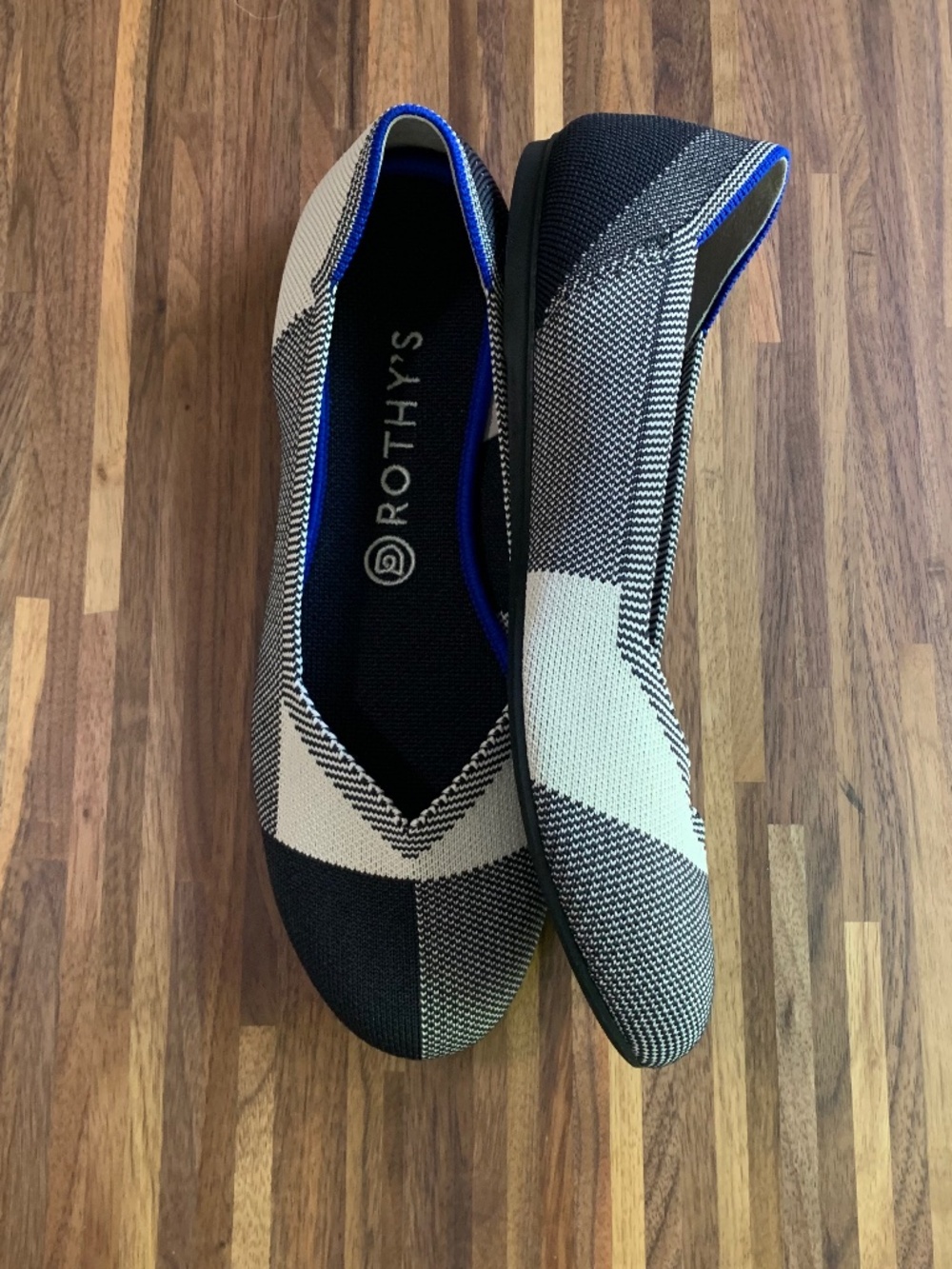 Rothy's Black and Cream Slip-On - Picture 2 of 10